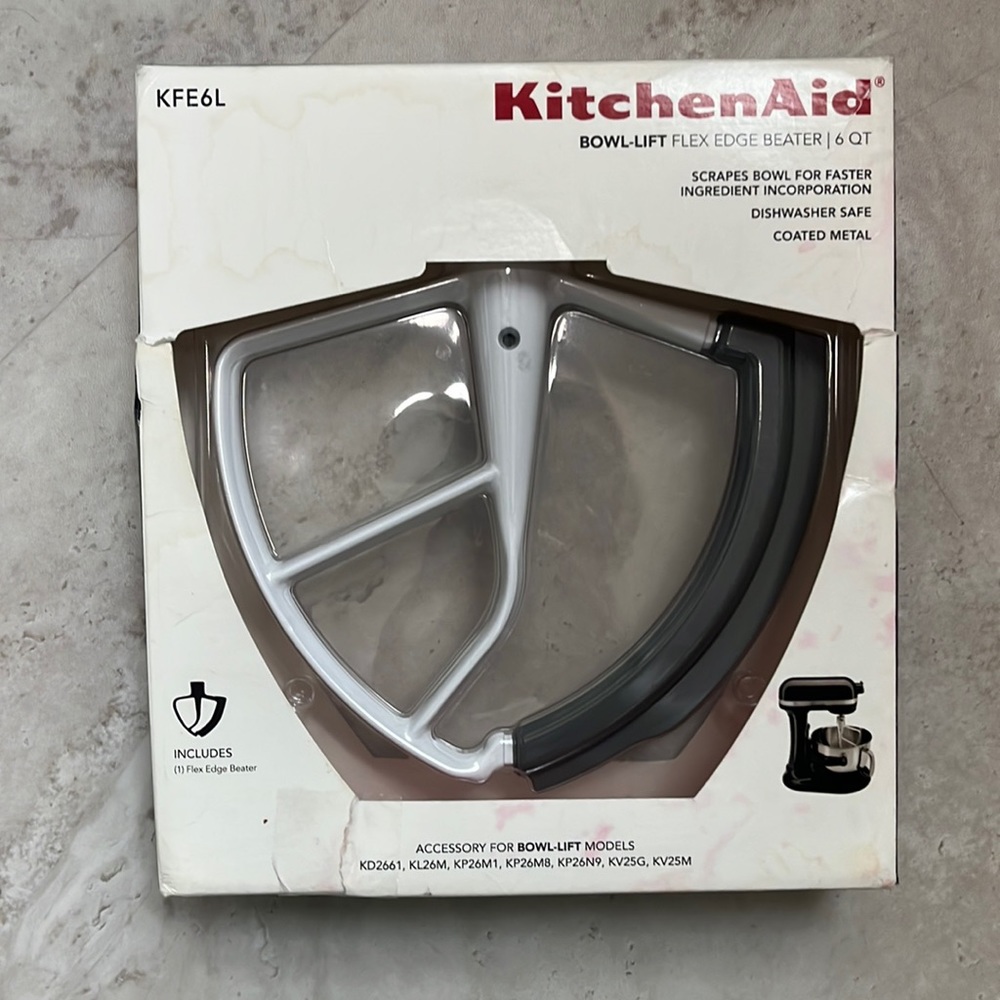 KitchenAid bowl lift flex-edge beater 6 quart